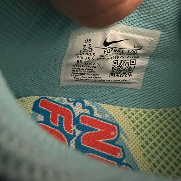 Nike Force Trout 9 Pro Baseball Cleats White Blue - Picture 9 of 11